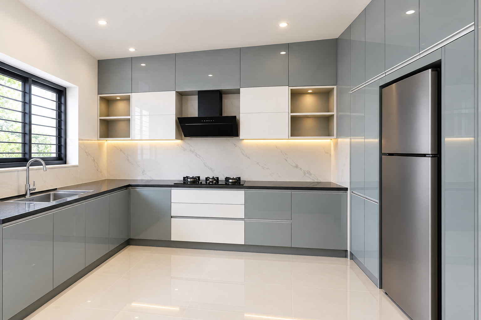 Straight Kitchen