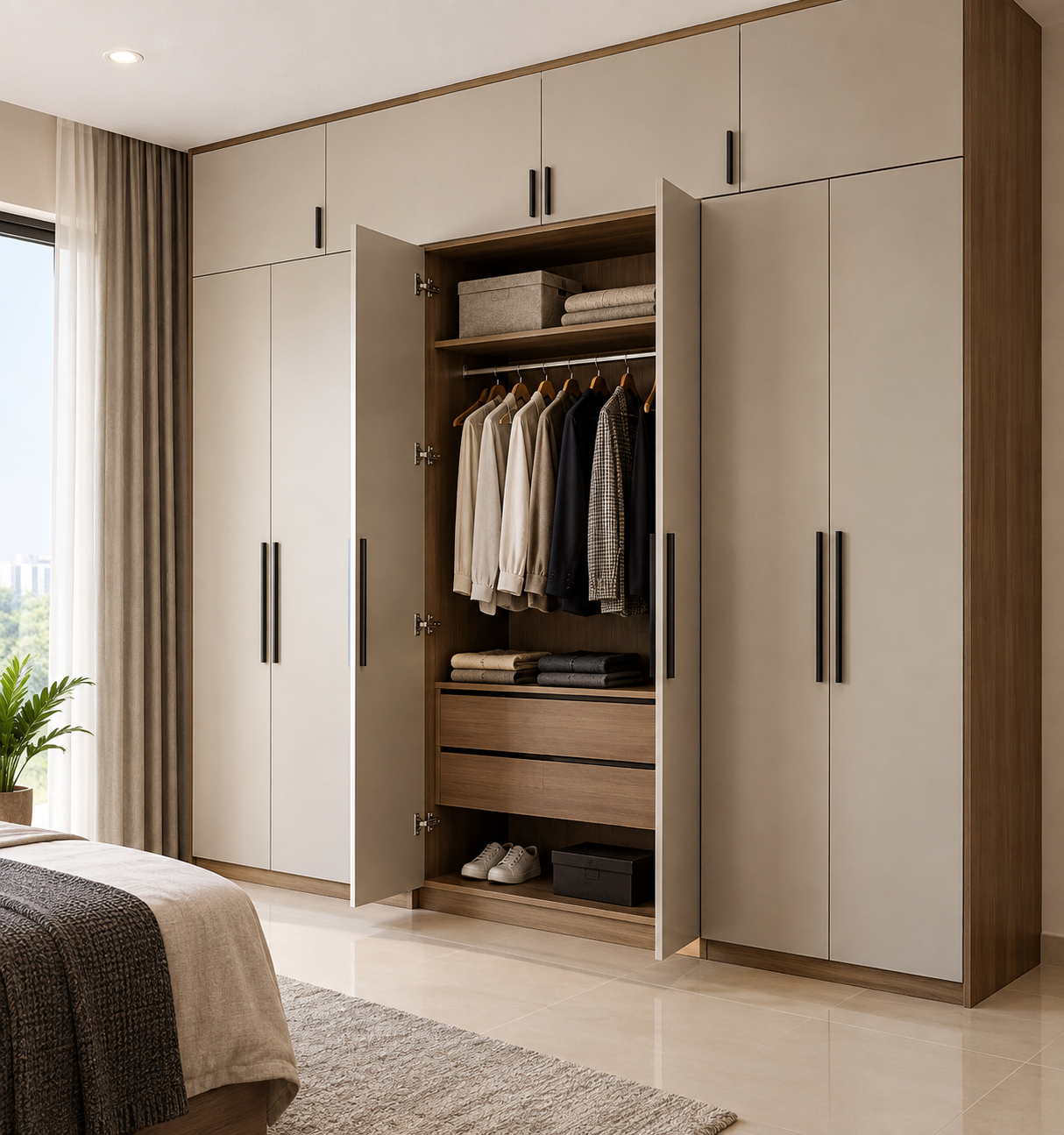 Hinged Wardrobe Design