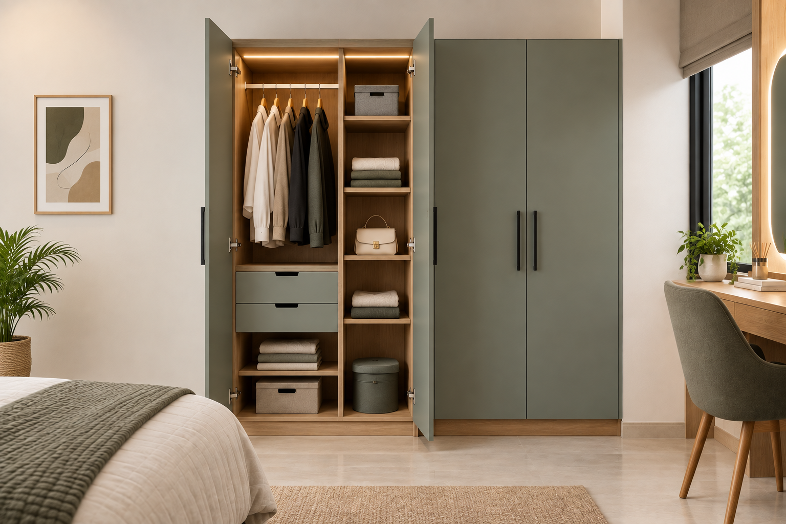 Compact Wardrobe Design