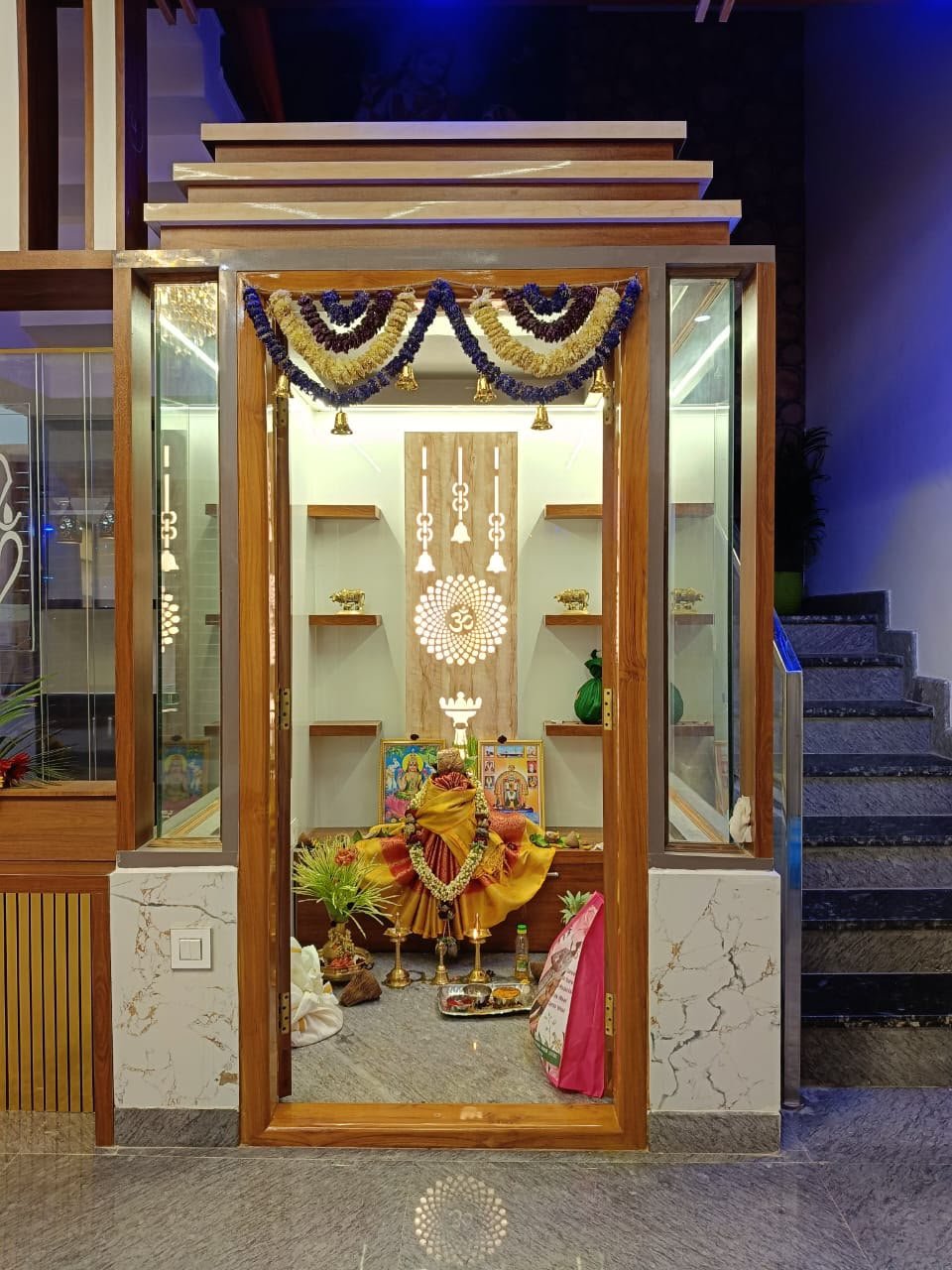 UPVC Pooja Unit Interior