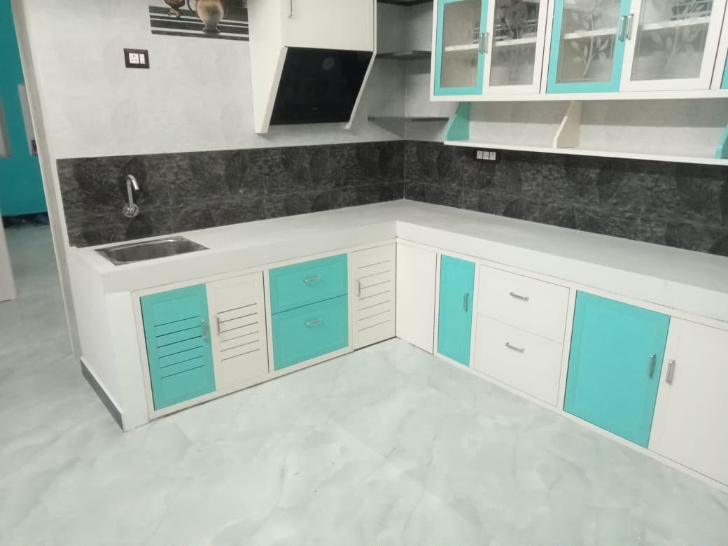 Modern modular kitchen interior