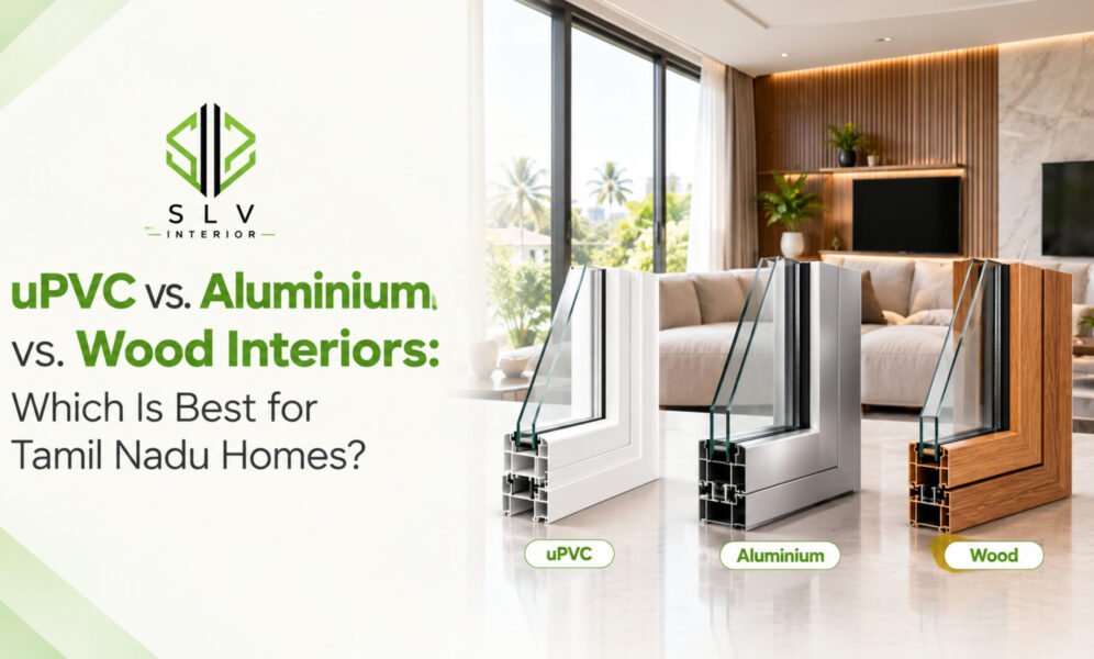 uPVC vs. Aluminium vs. Wood Interiors: Which Is Best for Tamil Nadu Homes?